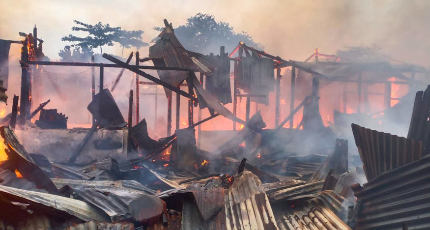 18 Rumah di Asrama TNI Langsa Terbakar