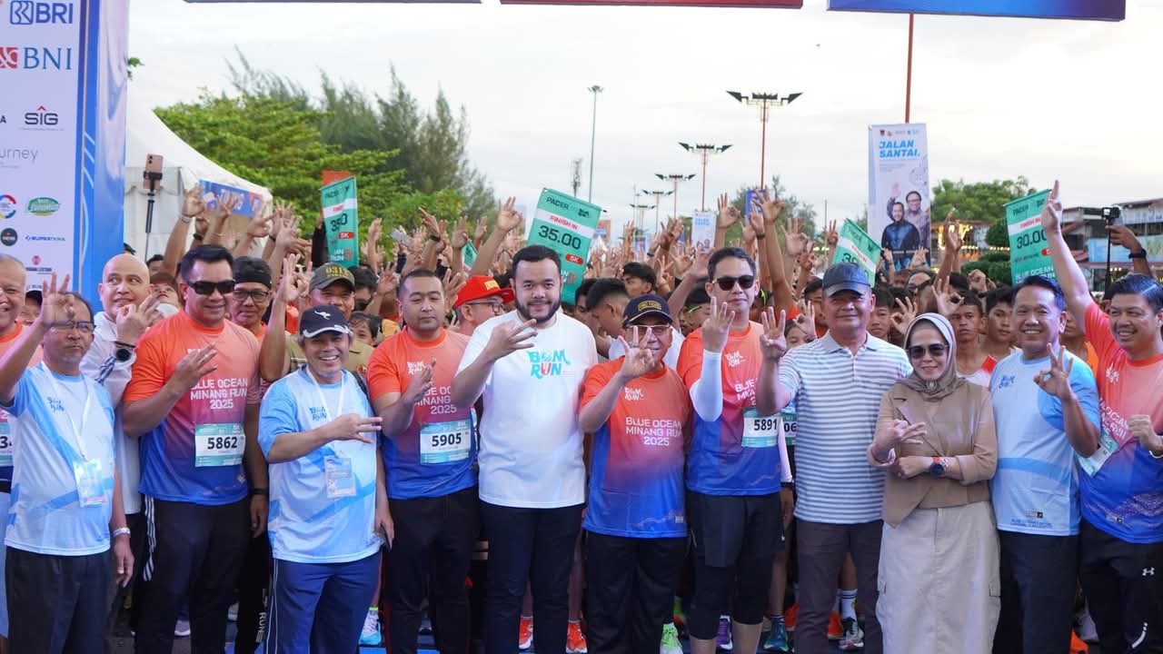 BOM Run 2025 Gerakkan Padang Sehat dan Ramah Lingkungan