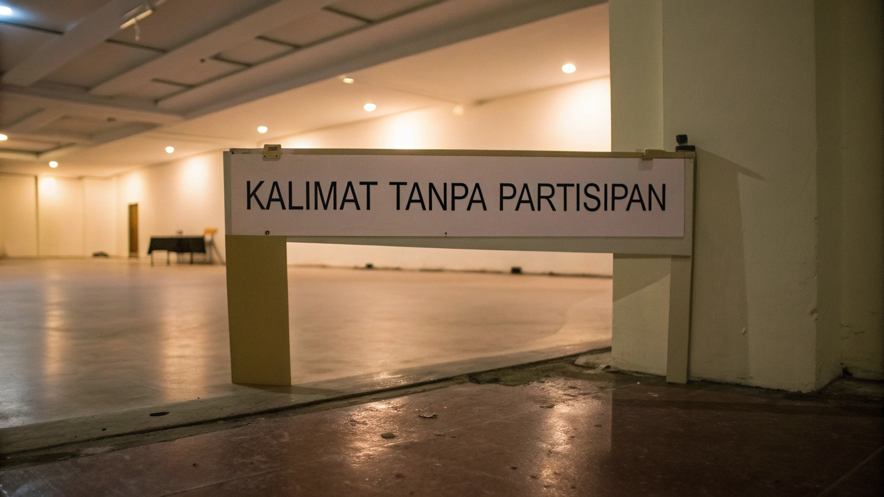 Kalimat yang Tidak Mengandung Partisipan