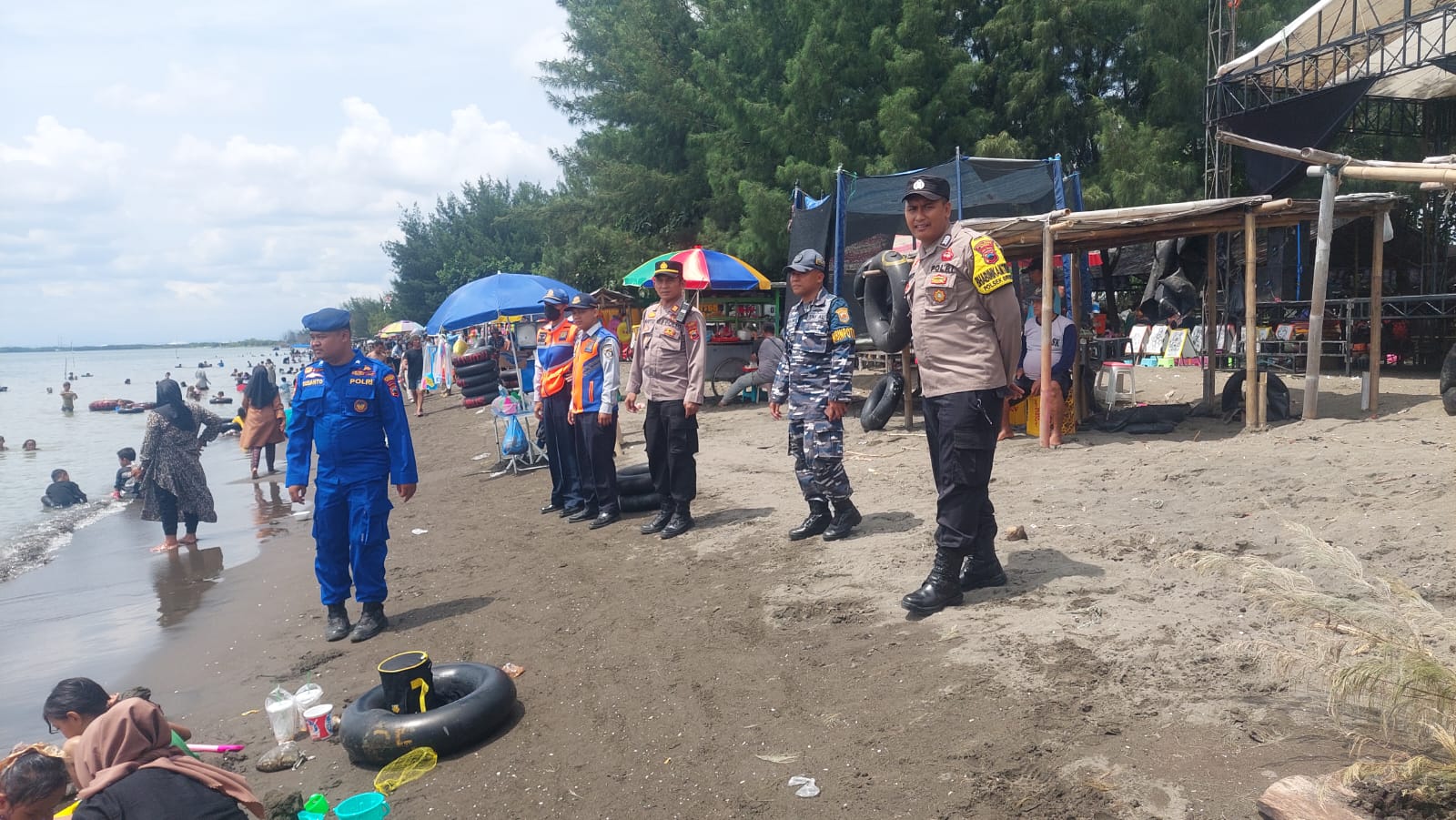 Libur Lebaran, Polres Brebes Tingkatkan Pengamanan Obyek Wisata