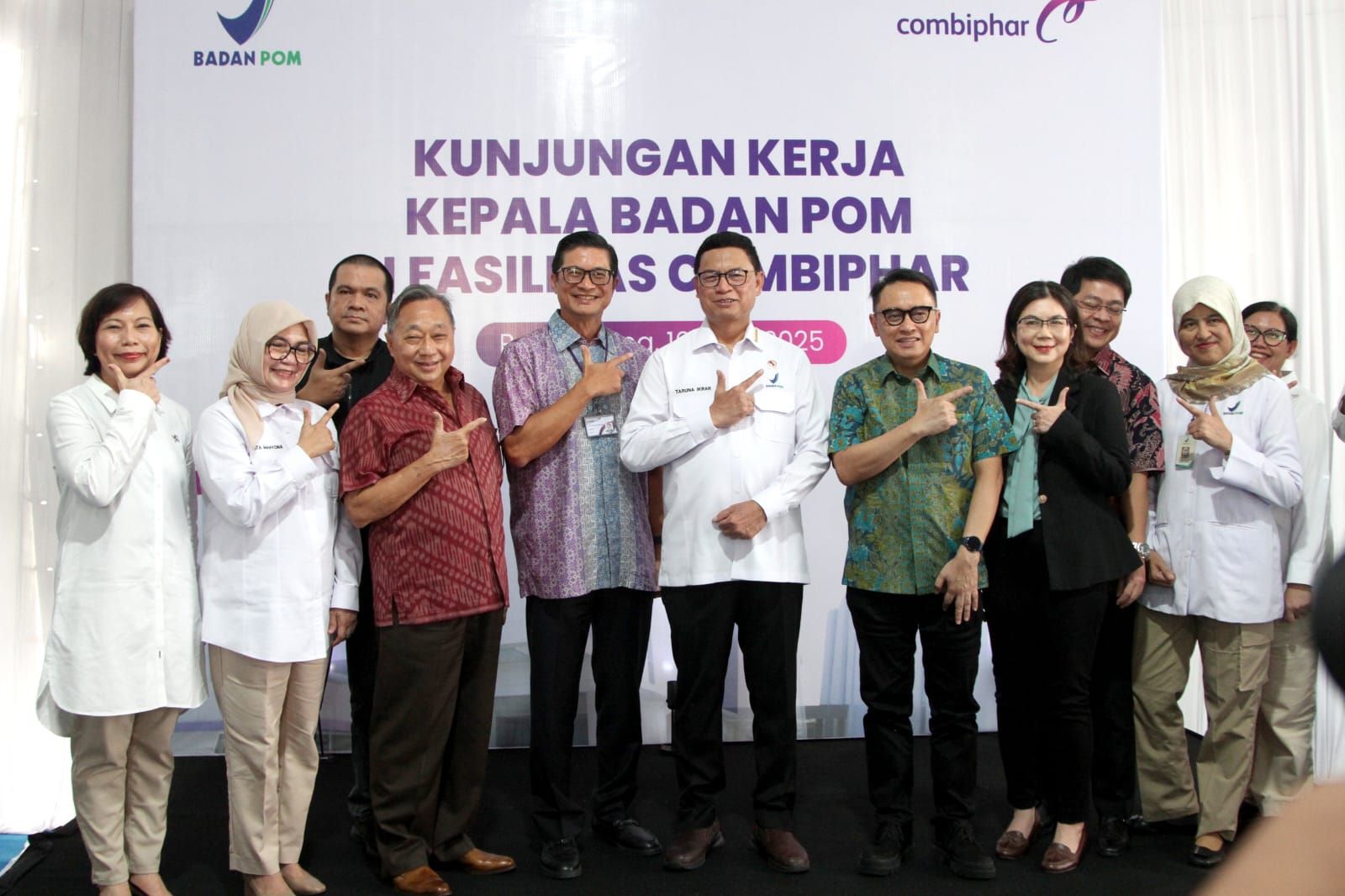 Perkuat Sinergi, BPOM Kunjungi Produksi Combiphar di Padalarang